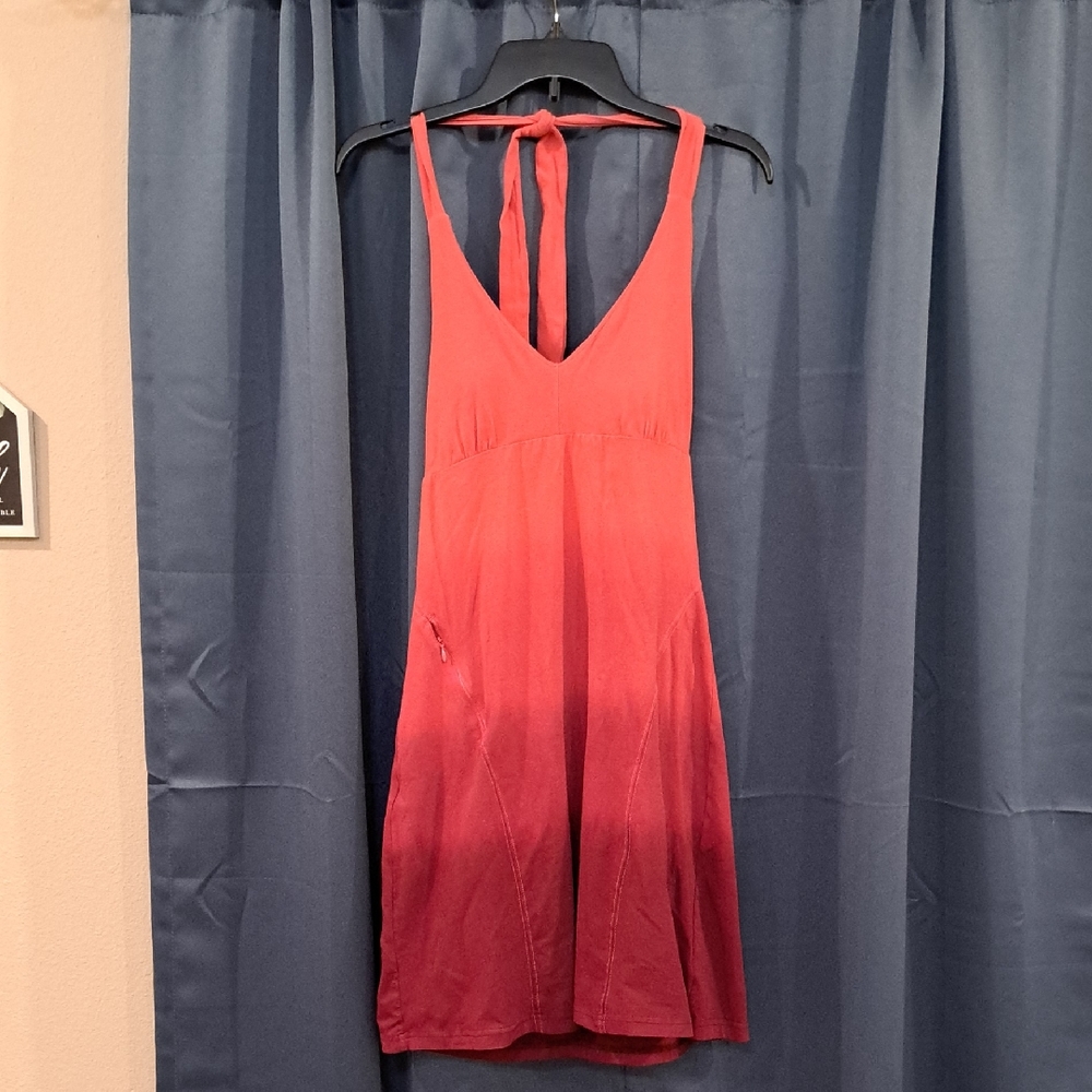 Athleta Red Midi Dress